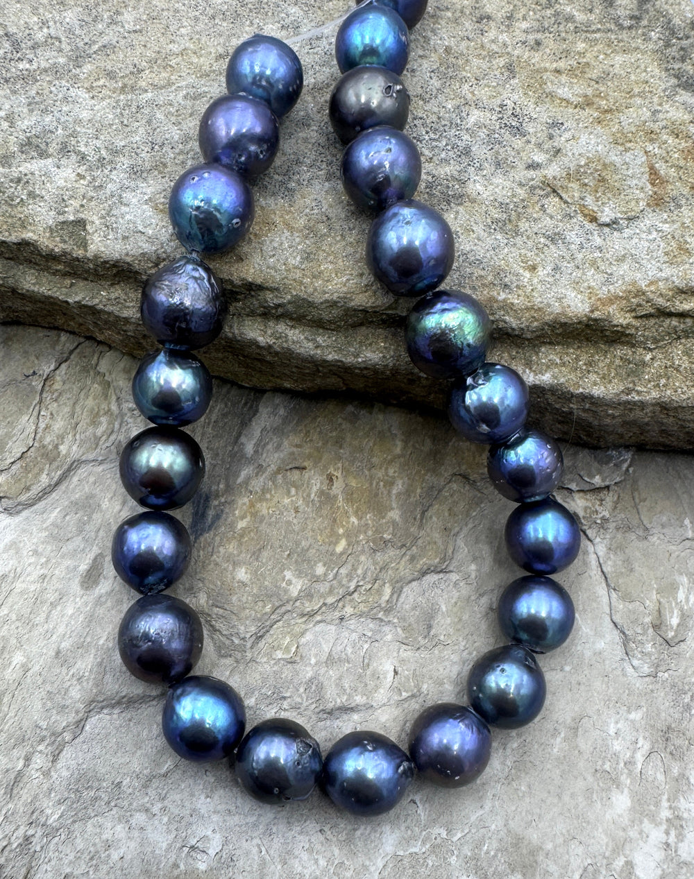 Fresh Water Large Round Cultured Peacock Pearls 12 13mm 12