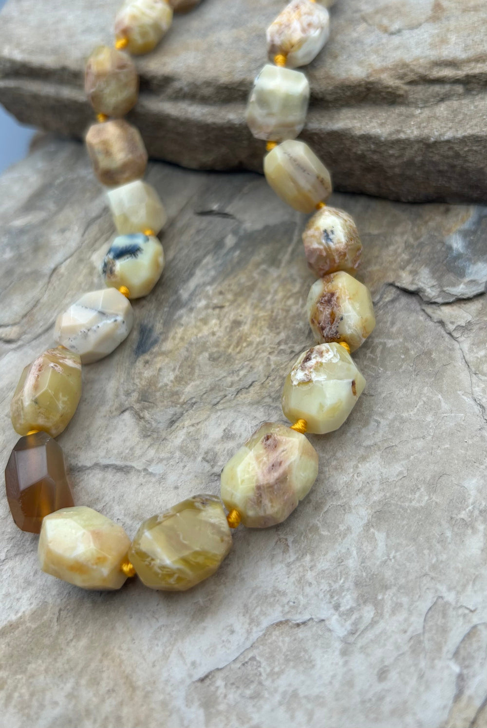 FRIDAY BARGAIN African Opal Octagon Beads 13x19mm 15 Inch