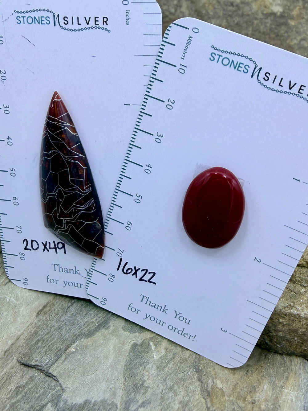 FRIDAY BARGAIN BUY 2 Designer Cabochons Alumilite