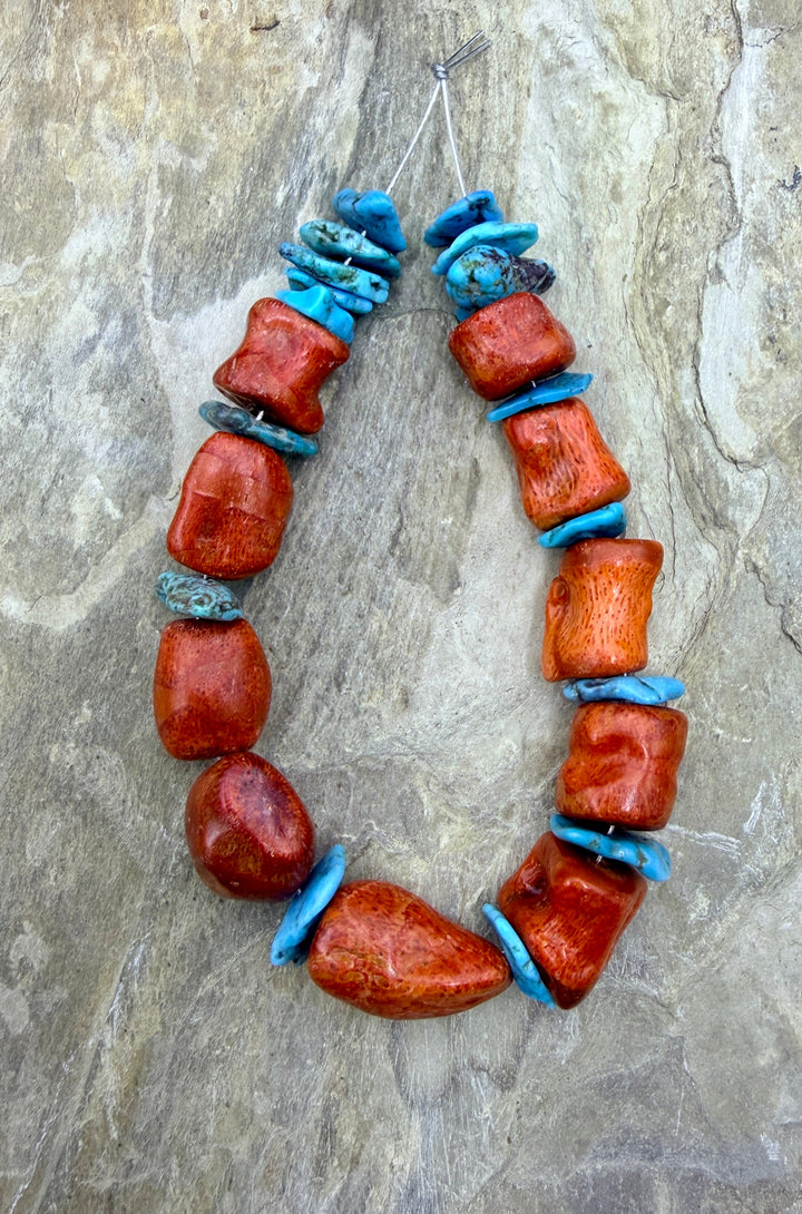 FRIDAY BARGAIN BUY Apple Coral Branch Beads 8x12-12x14mm