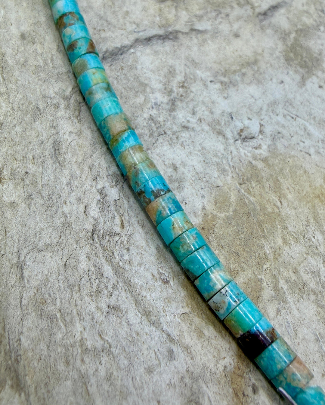 FRIDAY BARGAIN BUY Elisa (Mex) Turquoise Heishi Beads 4mm 8