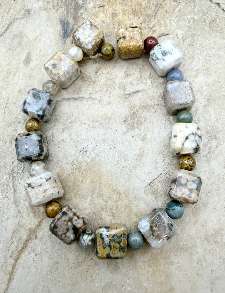 Friday Bargain Buy High Quality Ocean Jasper Designer Bead
