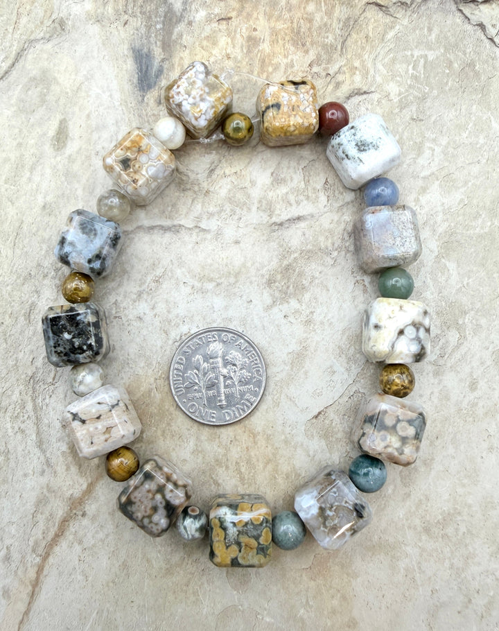 Friday Bargain Buy High Quality Ocean Jasper Designer Bead