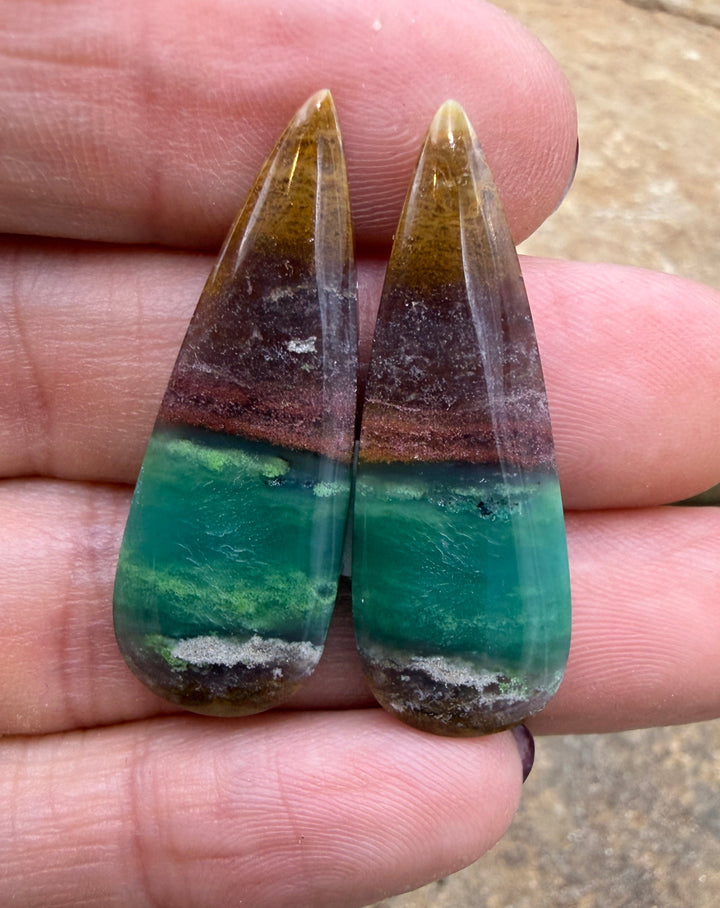 FRIDAY BARGAIN BUY High Quality Peruvian Blue Opal Cabochon