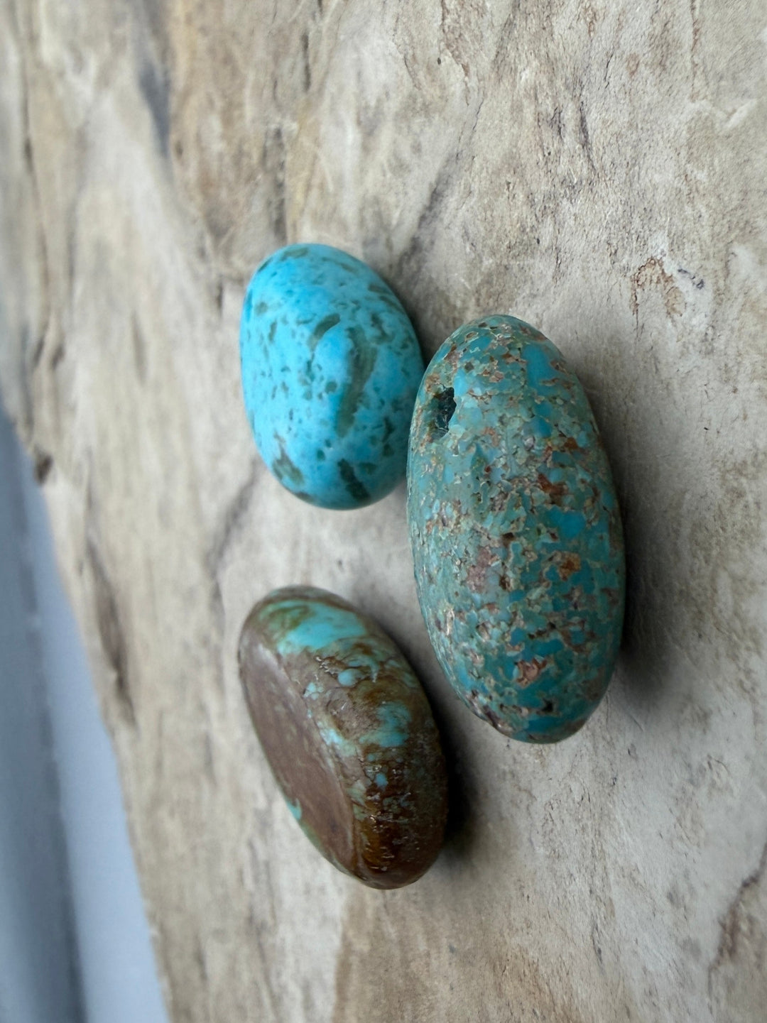 FRIDAY BARGAIN BUY Kingman Turquoise (Arizona) LOT of 3