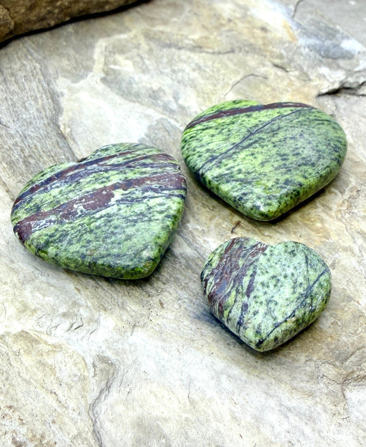 FRIDAY BARGAIN BUY LOT of 3 Jasper Heart Focal Beads 30mm
