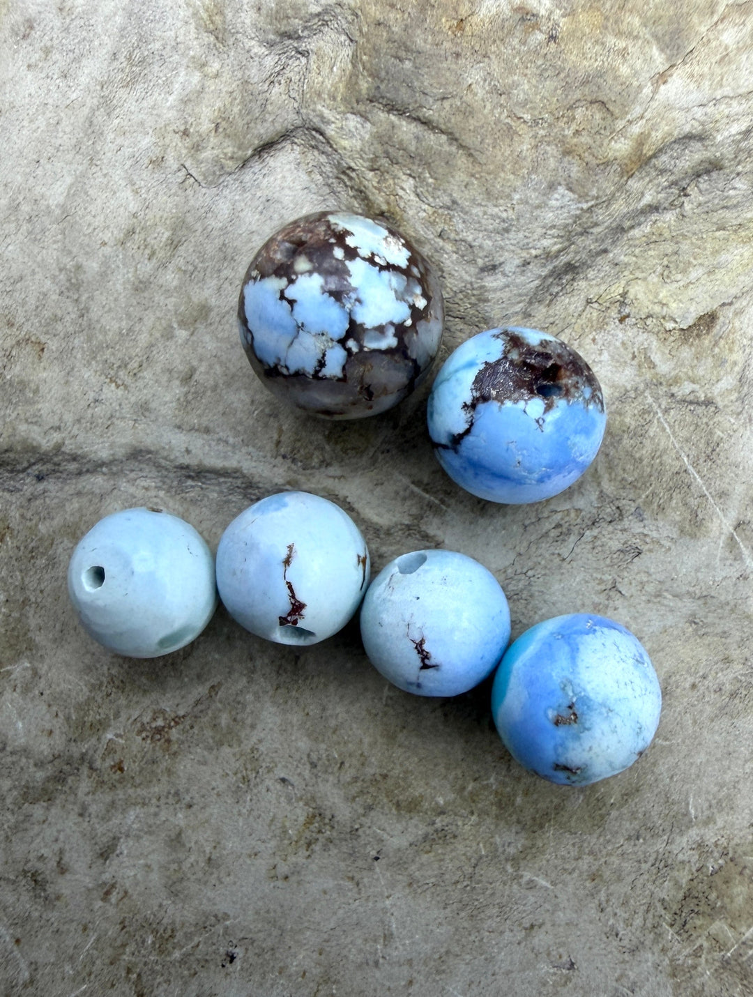 FRIDAY BARGAIN BUY LOT of 6 RARE Golden Hills Turquoise