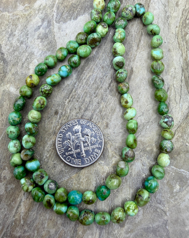 FRIDAY BARGAIN BUY Sonora Gold Turquoise (Mexico) 4mm