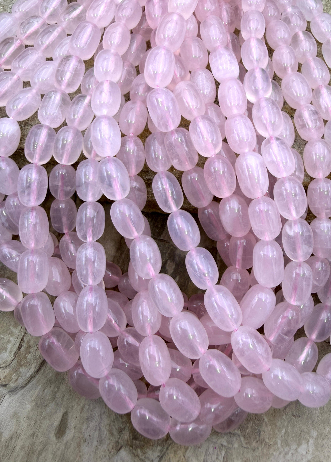 FRIDAY BARGAIN Closeout Rose Quartz 8x12mm Rounded Barrel