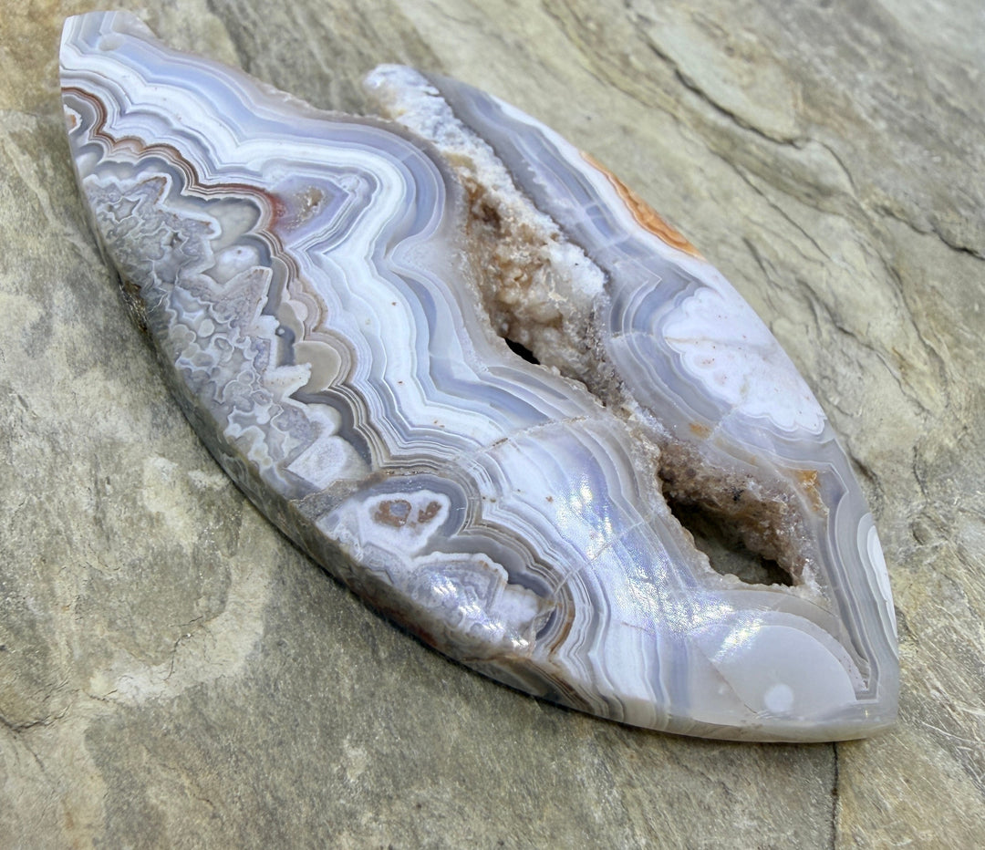 FRIDAY BARGAIN Crazy Lace Agate (Mexico) BIG Focal Pendant