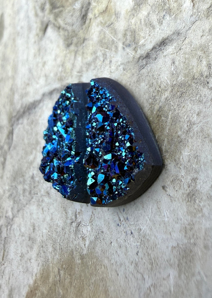 FRIDAY BARGAIN High End Titanium Coated Druzy Matching