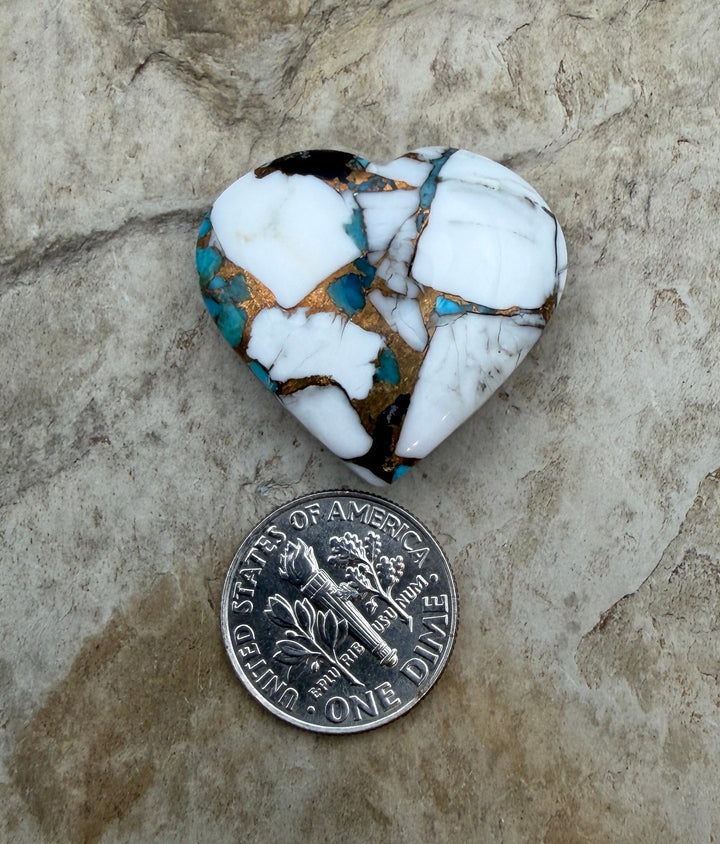 FRIDAY BARGAIN Kingman Turquoise and White Buffalo