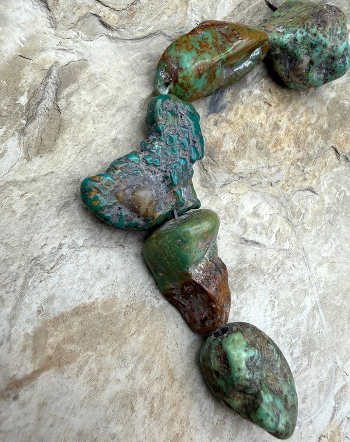 FRIDAY BARGAIN Kingman Turquoise (Arizona) BIG Funky Shaped