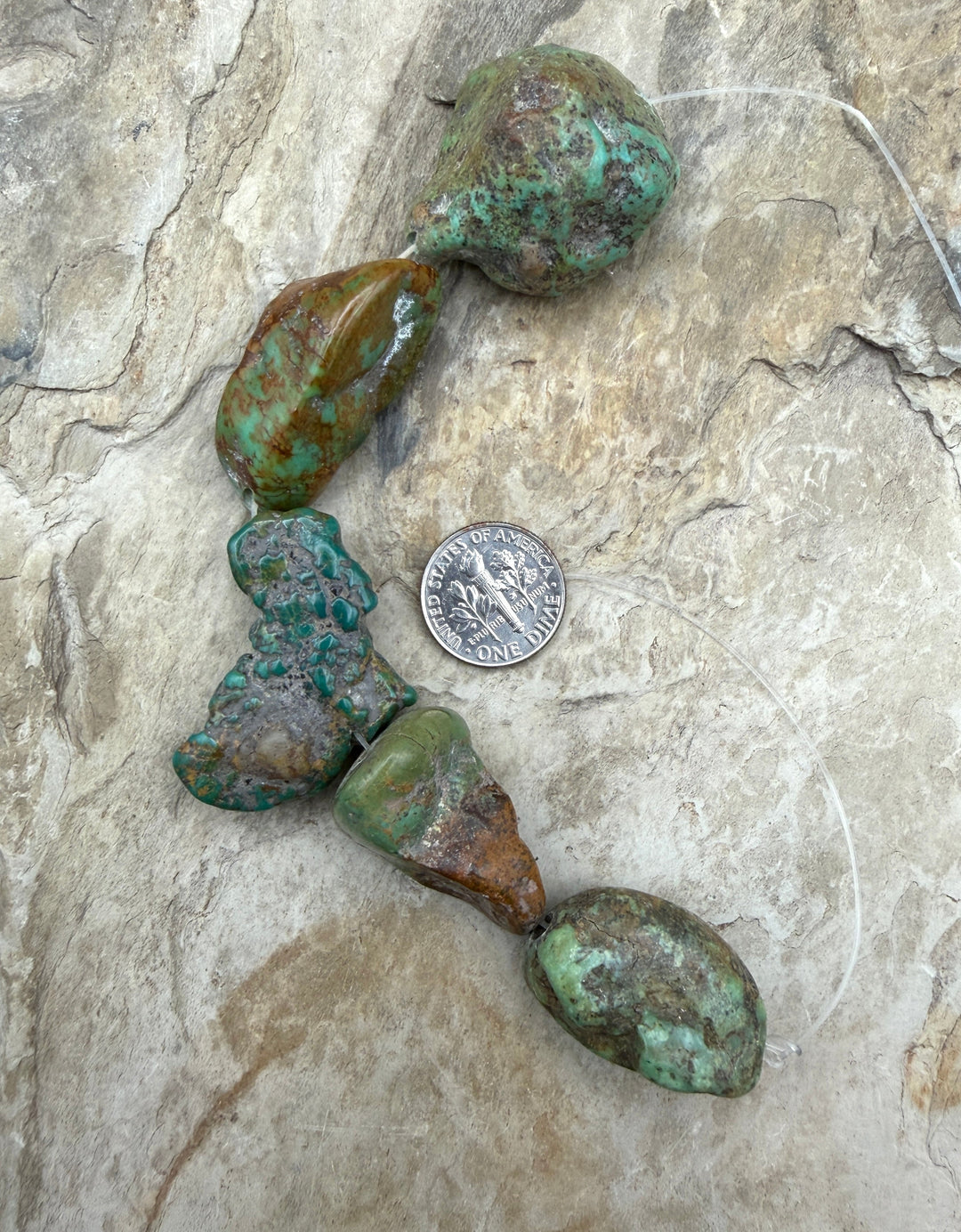 FRIDAY BARGAIN Kingman Turquoise (Arizona) BIG Funky Shaped