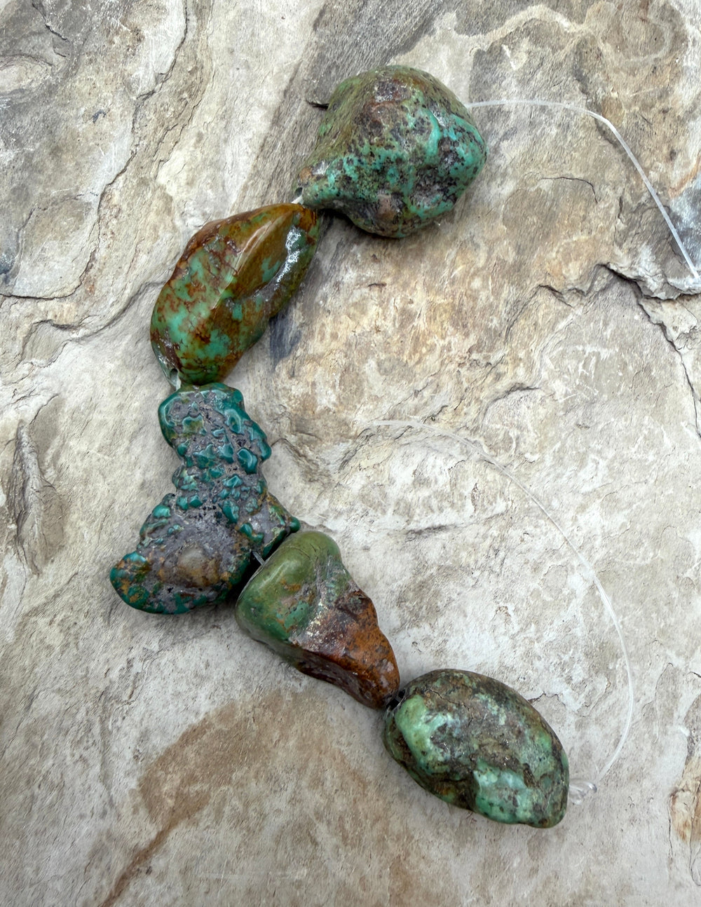 FRIDAY BARGAIN Kingman Turquoise (Arizona) BIG Funky Shaped