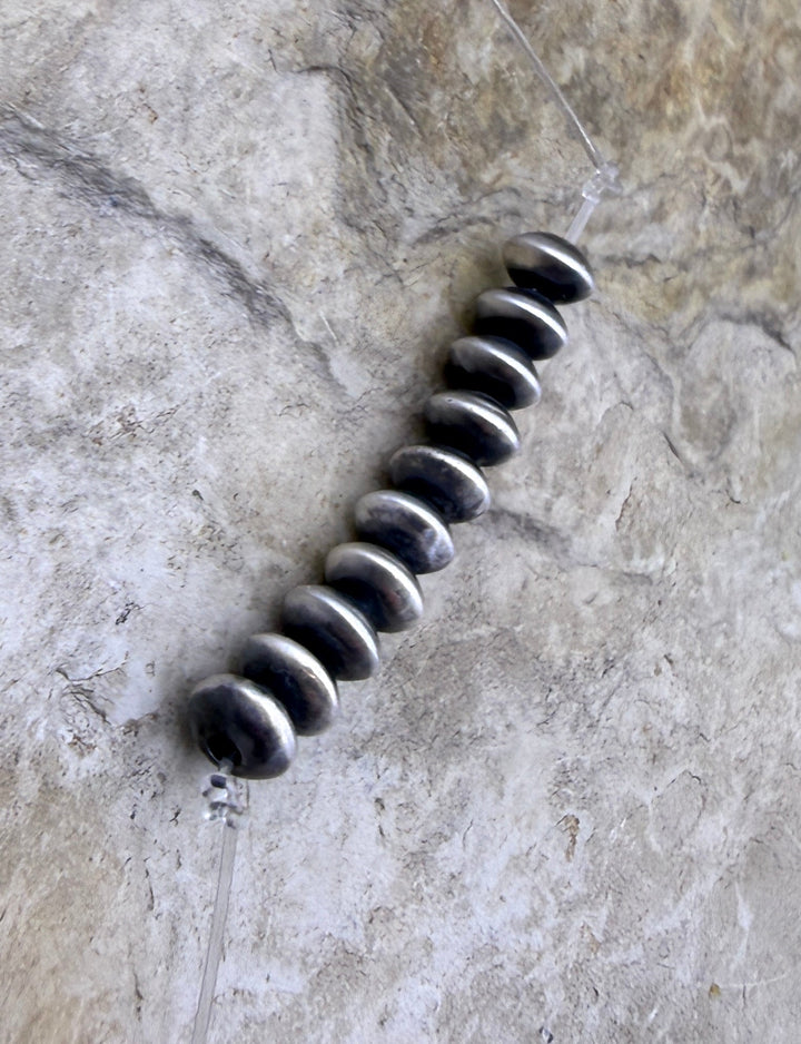 FRIDAY BARGAIN LOT OF 10 Navajo Style Pearls Sterling