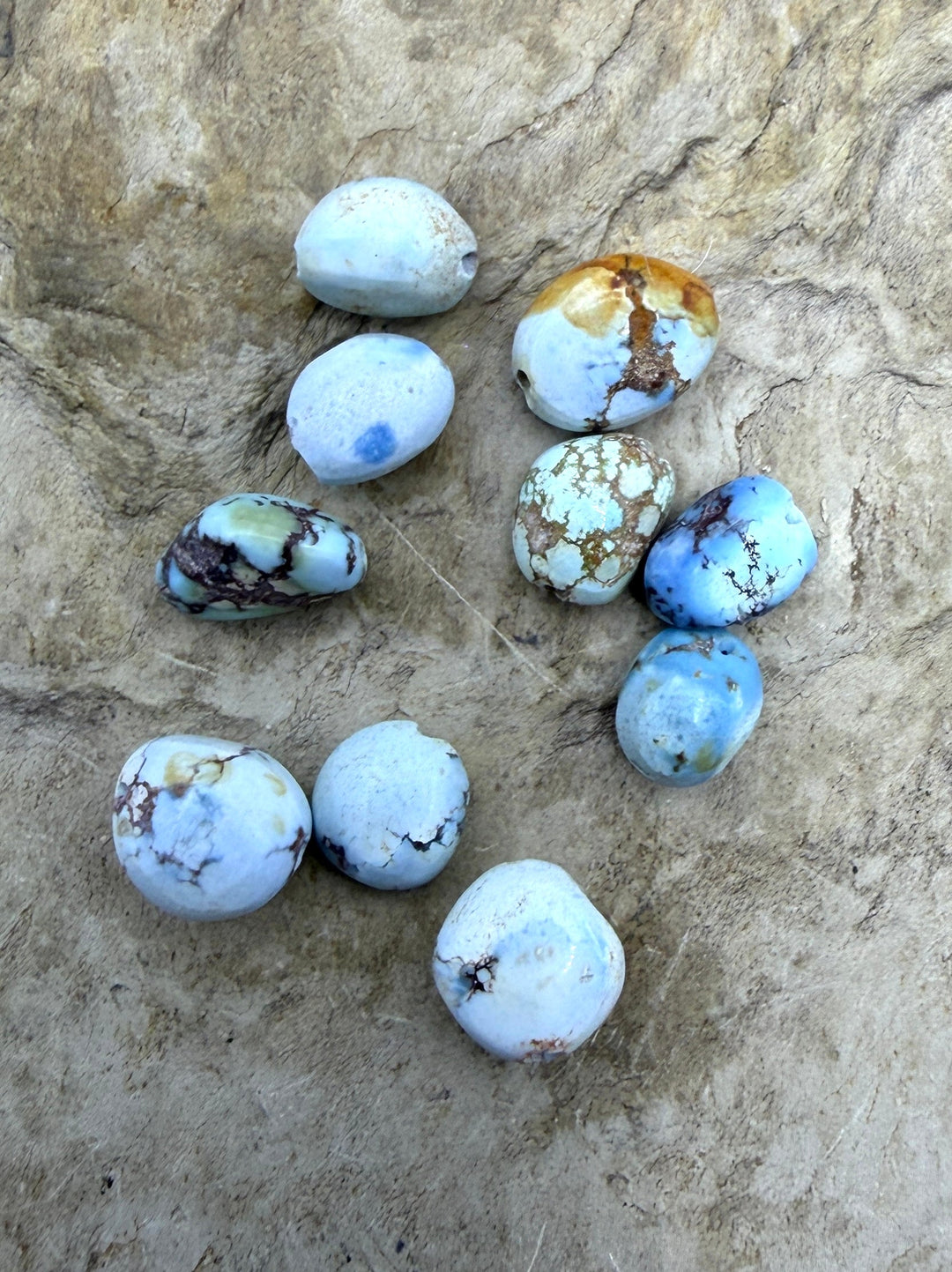 FRIDAY BARGAIN LOT OF 10 RARE Golden Hills Turquoise