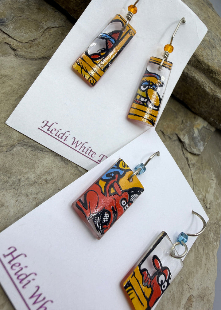 FRIDAY BARGAIN LOT of 2 Pair of HWD Earrings made