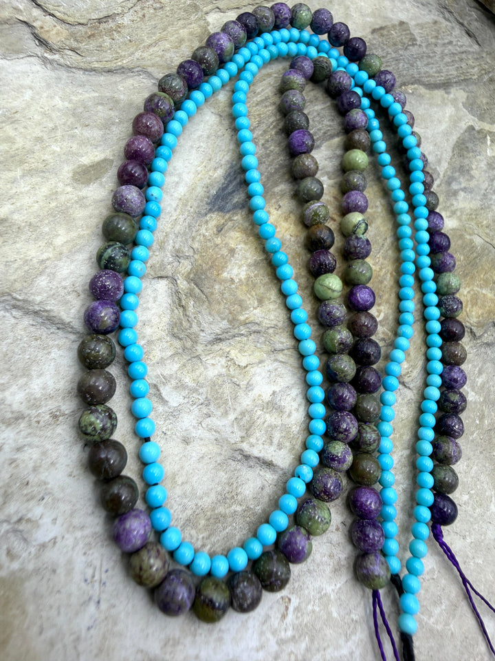 FRIDAY BARGAIN LOT of 2 Premium Bead Strands Blue Ridge