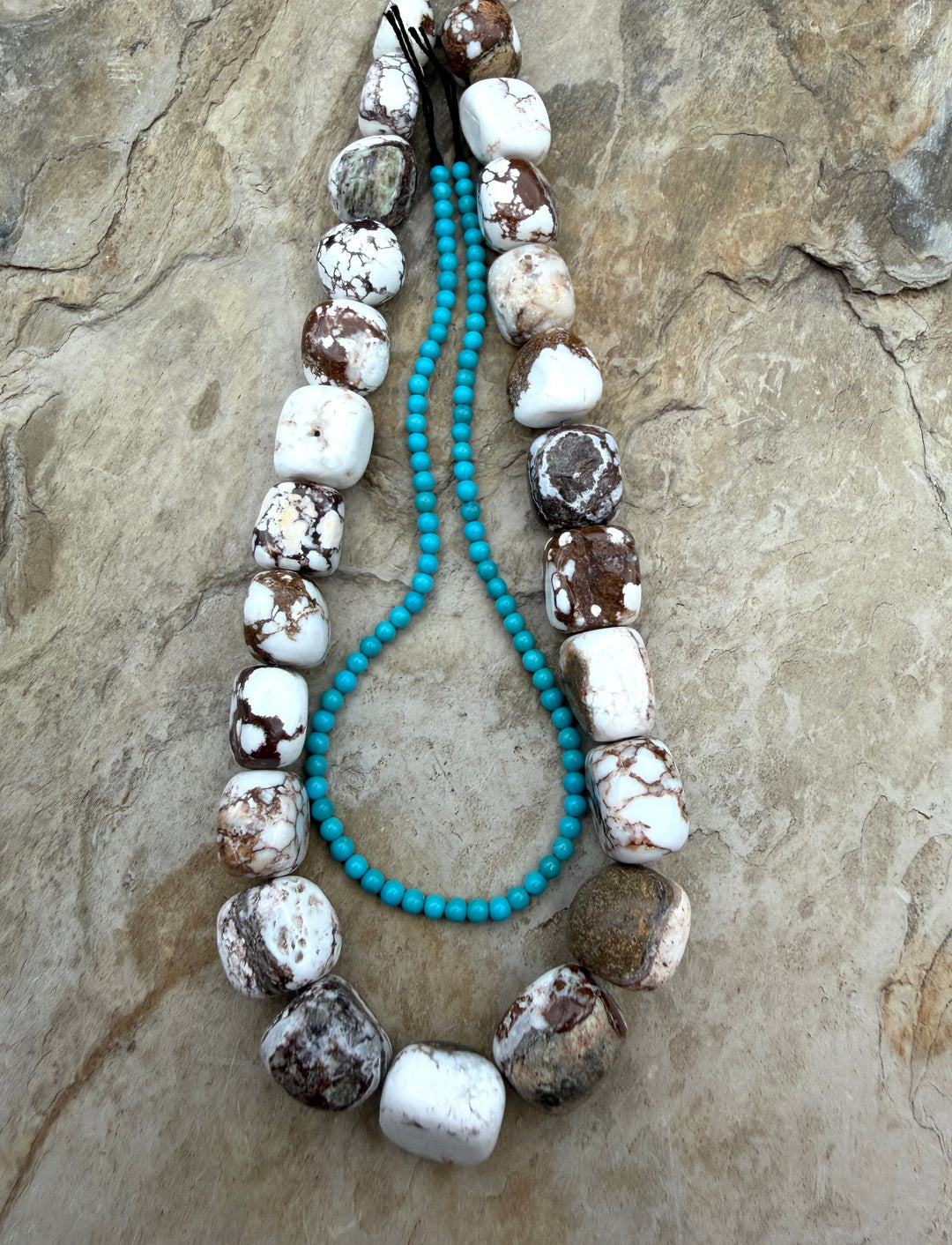FRIDAY BARGAIN LOT of 2 Premium Beads Strands Wild Horse 10