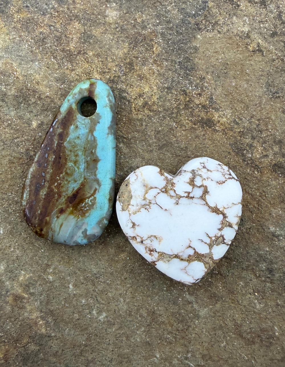 FRIDAY BARGAIN LOT of 2 Premium Focal Beads Kingman