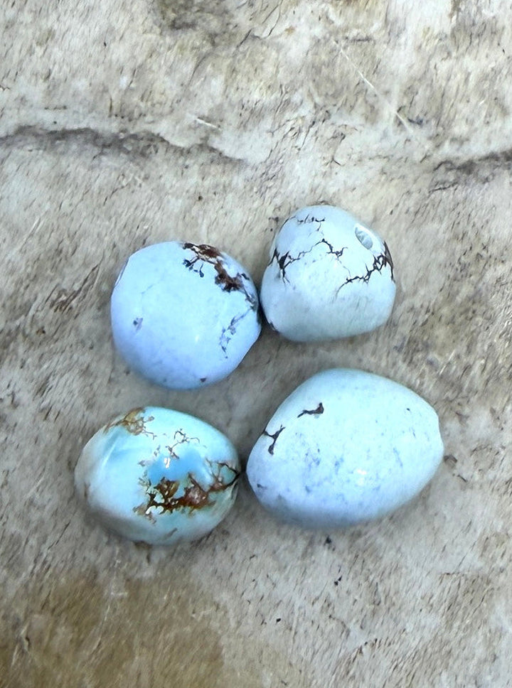 FRIDAY BARGAIN LOT OF 4 RARE Golden Hills Turquoise Large