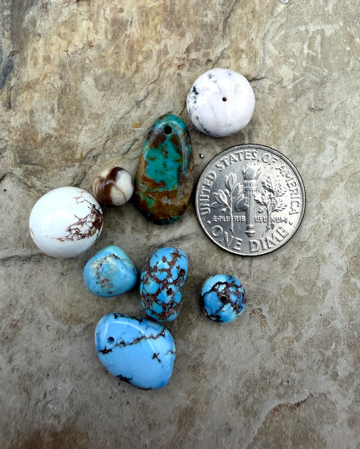 FRIDAY BARGAIN LOT of 8 Premium Beads Golden Hills