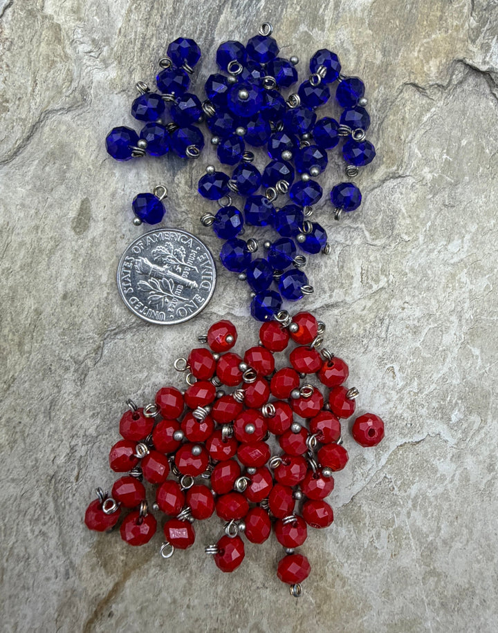 FRIDAY BARGAIN LOT of Crystal Bead Charms - Mixed Lot