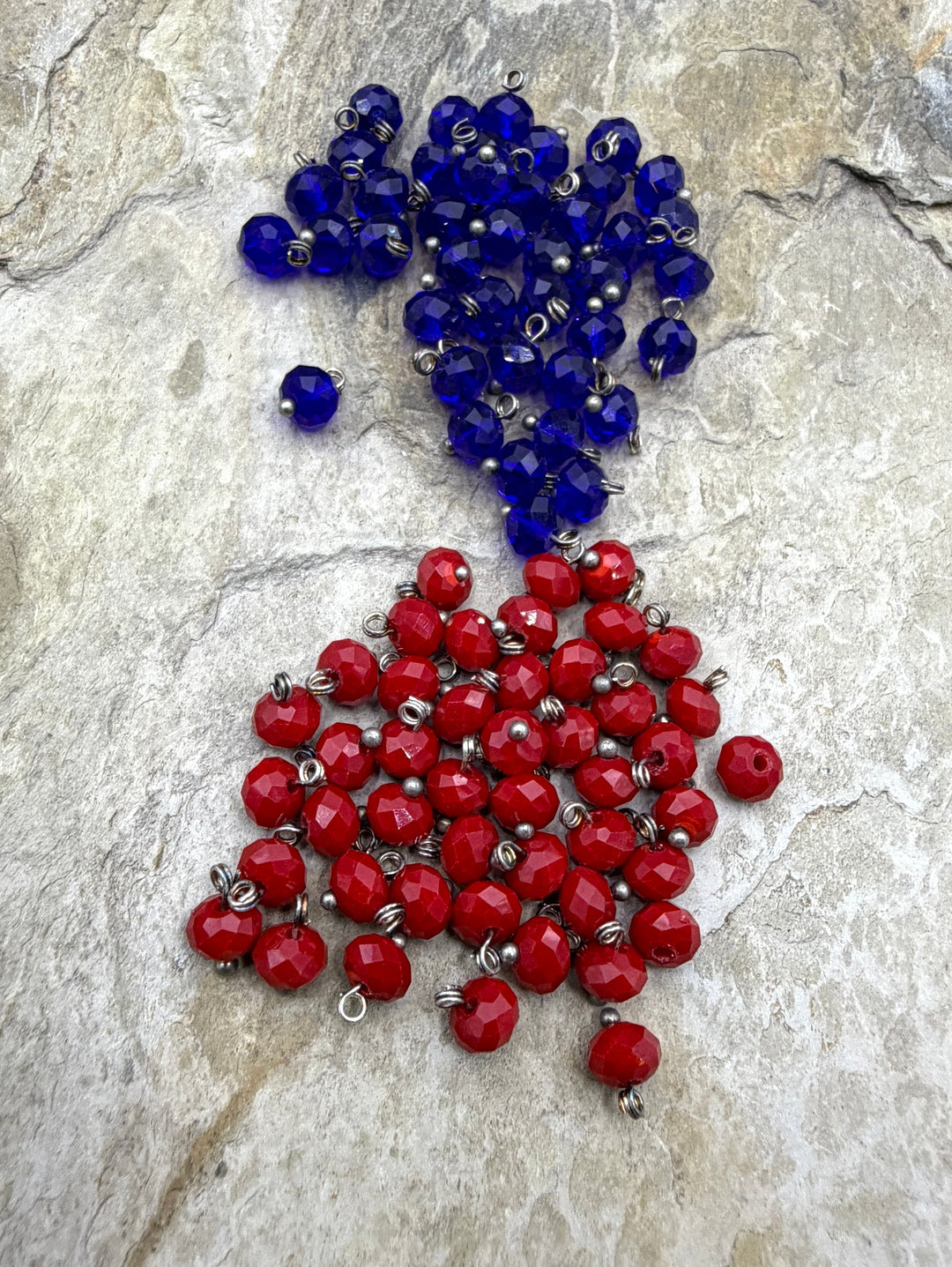FRIDAY BARGAIN LOT of Crystal Bead Charms - Mixed Lot
