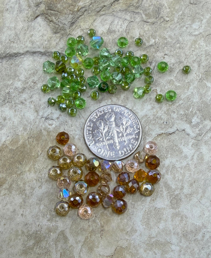FRIDAY BARGAIN LOT of Loose Chrystal Beads - Mixed Lot