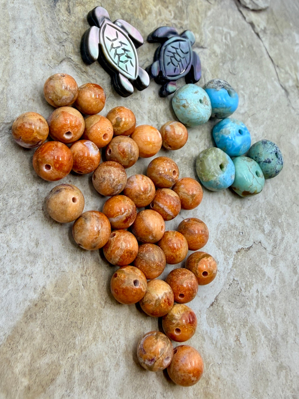 FRIDAY BARGAIN LOT of Mixed Premium Beads Apple Coral