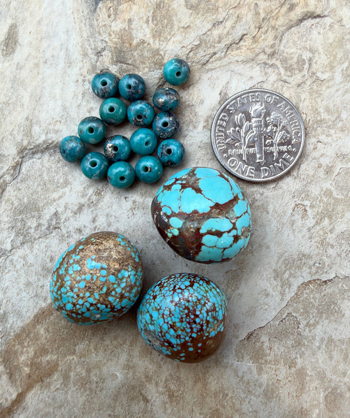 FRIDAY BARGAIN LOT of Mixed Premium Turquoise Beads