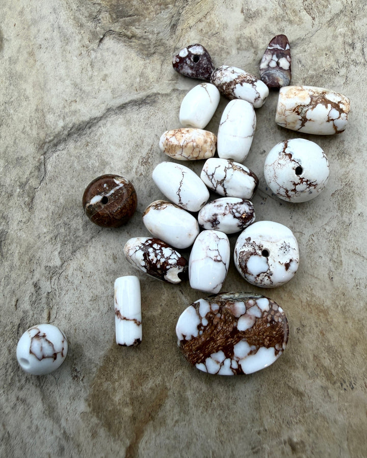 FRIDAY BARGAIN Lot of Mixed Shape Arizona Wild Horse beads