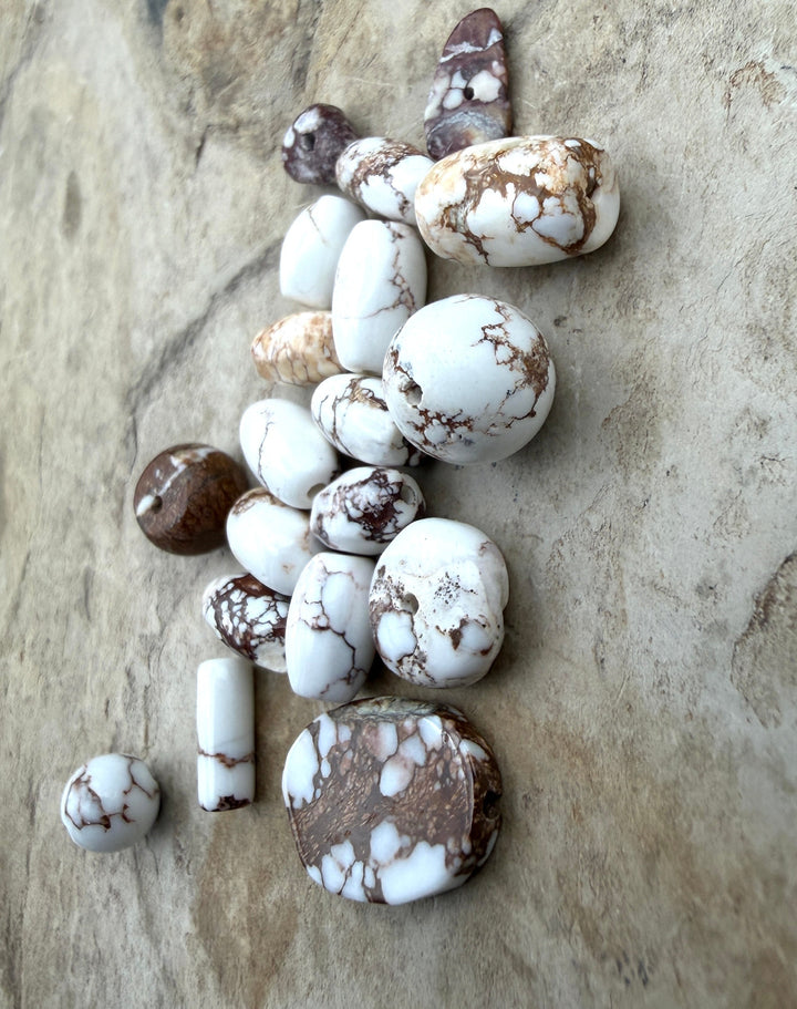 FRIDAY BARGAIN Lot of Mixed Shape Arizona Wild Horse beads
