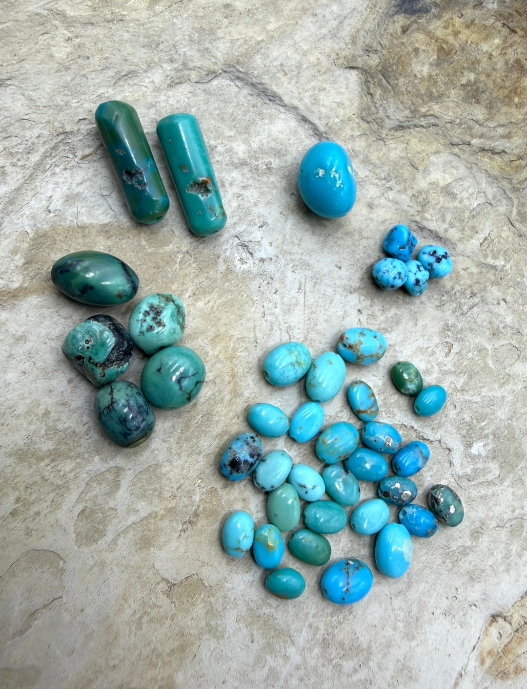 FRIDAY BARGAIN LOT of Mixed Turquoise Beads Hubei Sonora