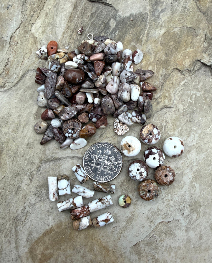 FRIDAY BARGAIN LOT of Mixed Wild Horse Loose Beads - Wild