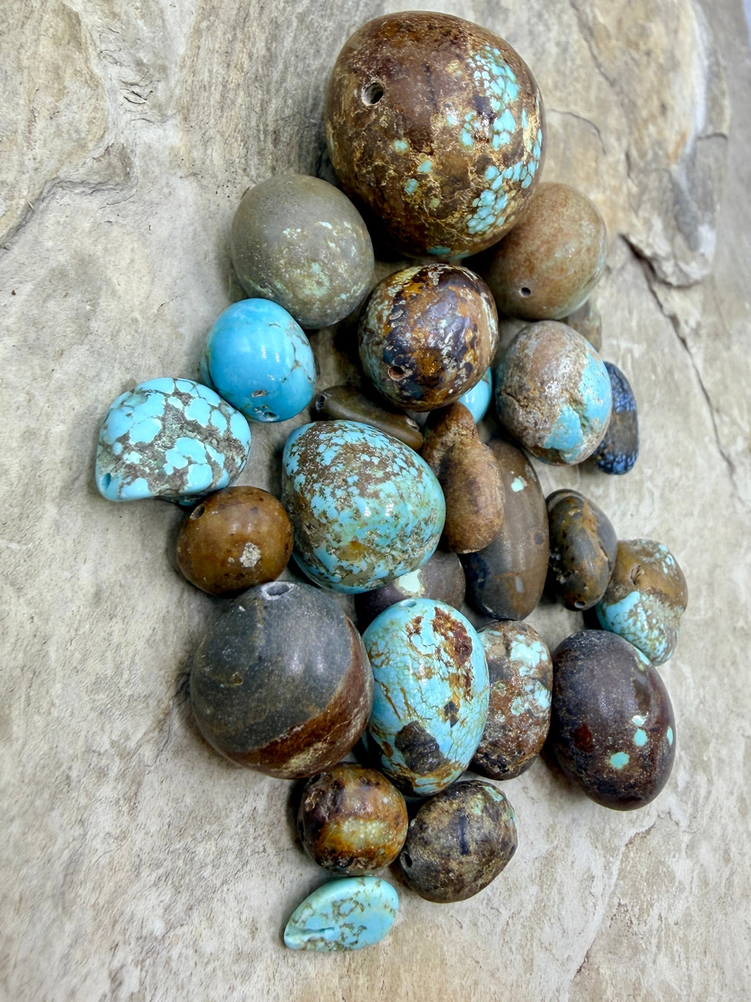 FRIDAY BARGAIN LOT of Number 8 Turquoise Beads (61.2 grams)
