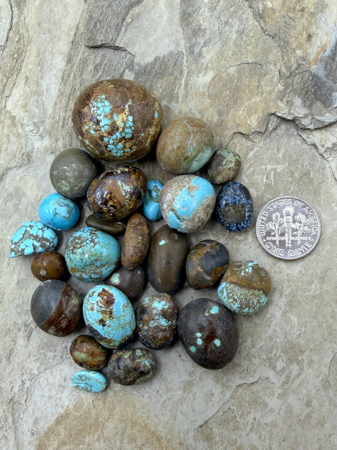 FRIDAY BARGAIN LOT of Number 8 Turquoise Beads (61.2 grams)