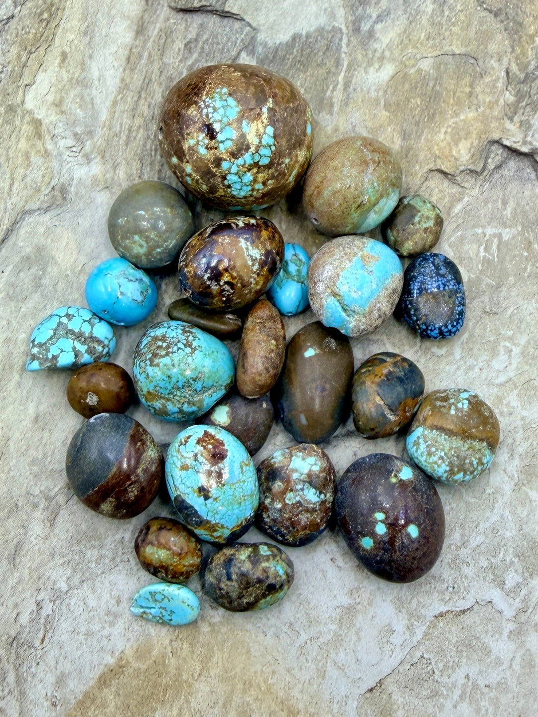 FRIDAY BARGAIN LOT of Number 8 Turquoise Beads (61.2 grams)