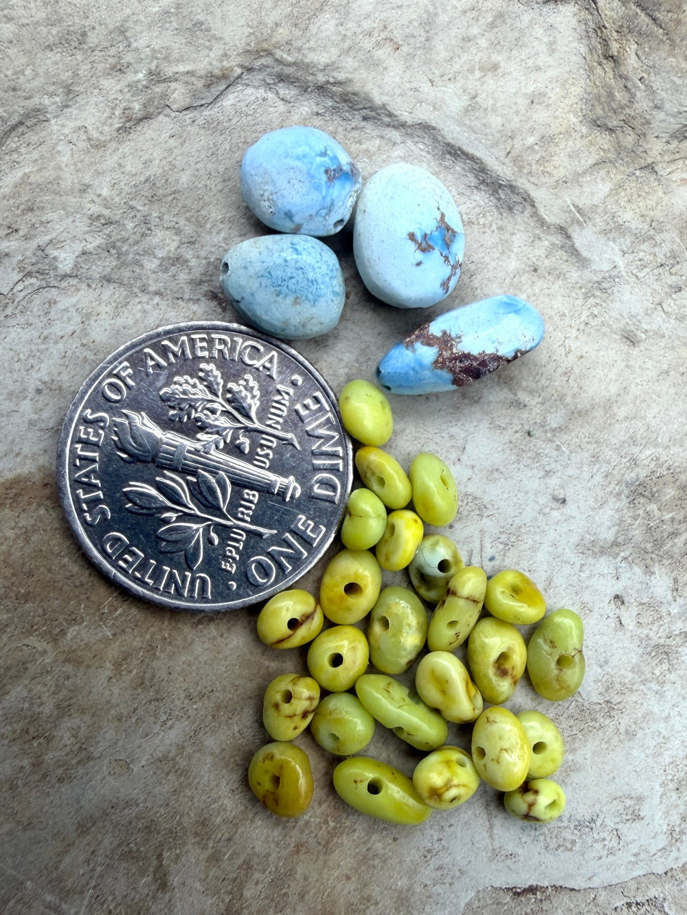 FRIDAY BARGAIN LOT of Premium Beads Golden Hills Turquoise