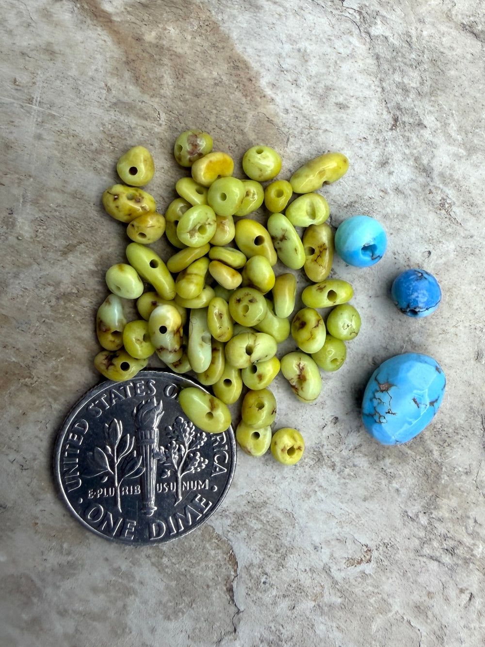 FRIDAY BARGAIN LOT of Premium Beads Golden Hills Turquoise