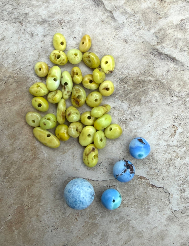 FRIDAY BARGAIN LOT of Premium Beads Golden Hills Turquoise