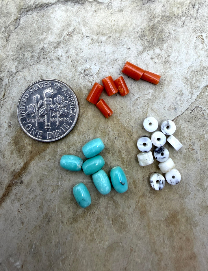 FRIDAY BARGAIN LOT of Premium Beads Mediterranean Coral