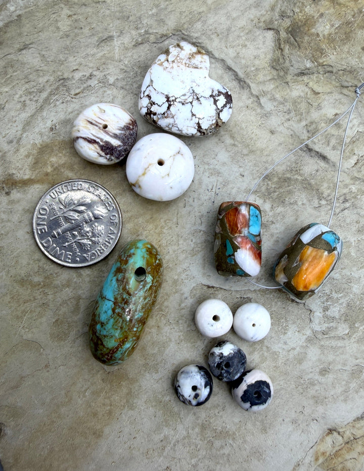 FRIDAY BARGAIN LOT of Premium Beads White Buffalo Wild