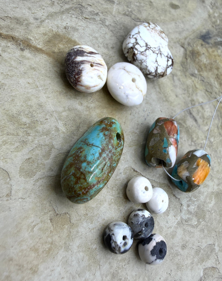 FRIDAY BARGAIN LOT of Premium Beads White Buffalo Wild