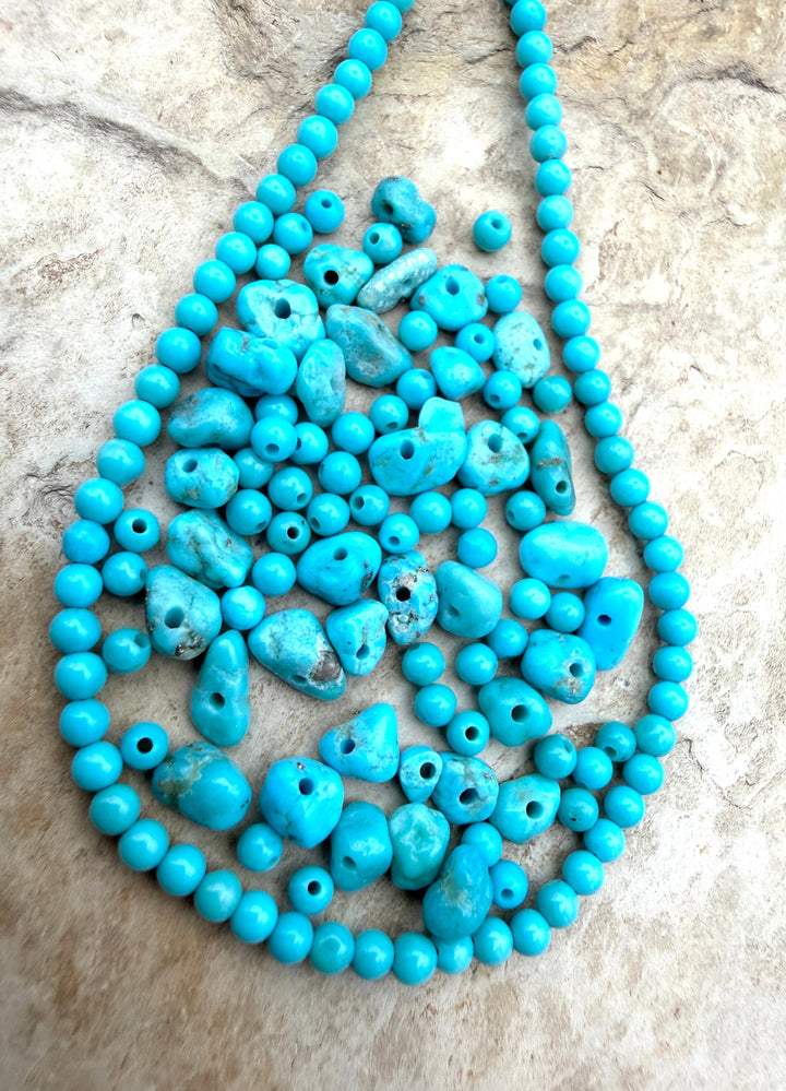 FRIDAY BARGAIN LOT of Sleeping Beauty Turquoise Beads 2.5mm