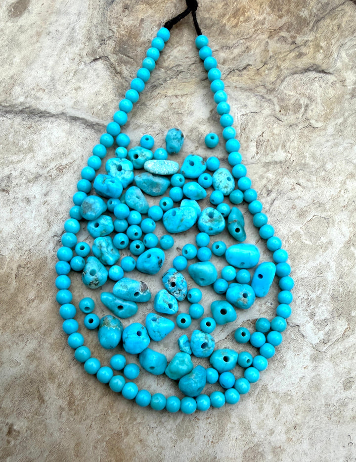 FRIDAY BARGAIN LOT of Sleeping Beauty Turquoise Beads 2.5mm