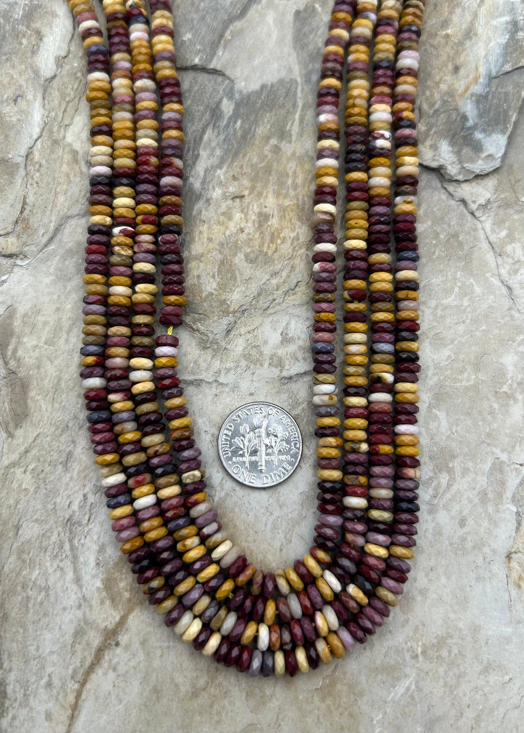 FRIDAY BARGAIN Mookaite (Australia) 5mm Faceted Rondelle