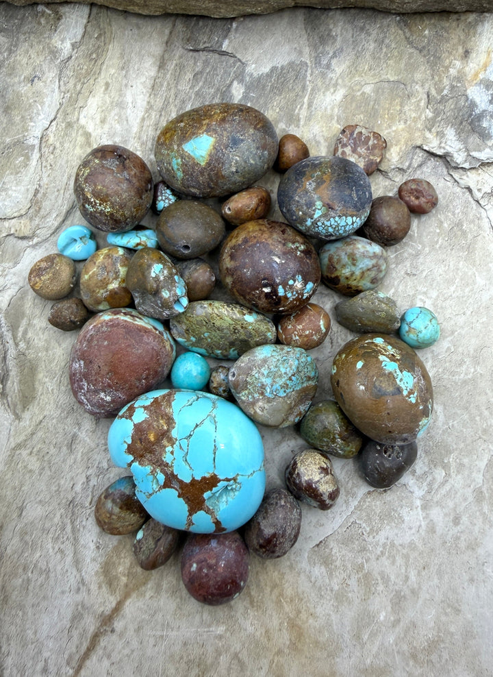 FRIDAY BARGAIN Number 8 Turquoise (Nevada) LOT of 108grams