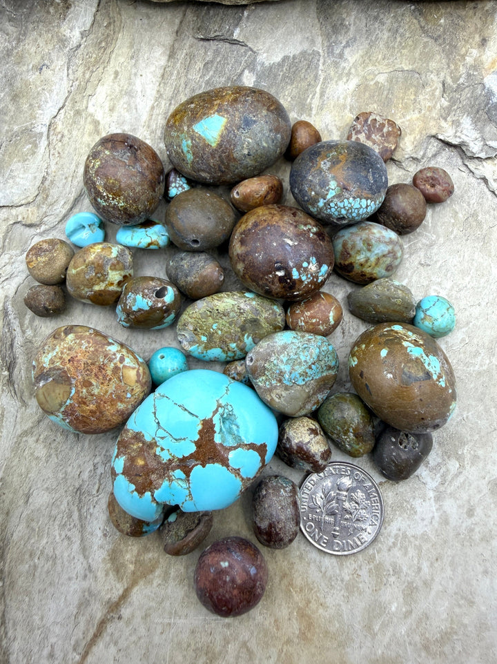 FRIDAY BARGAIN Number 8 Turquoise (Nevada) LOT of 108grams